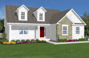 Cape cod model home