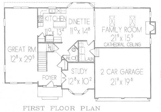 Princeton model alt first floor plan