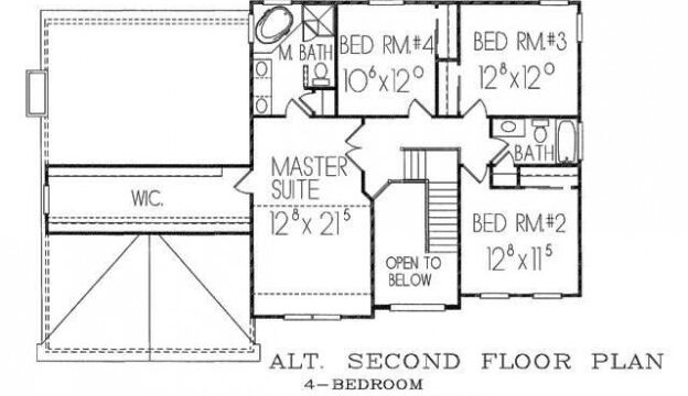Princeton 2nd floor plan alt