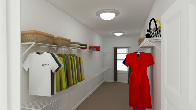 Princeton master closet