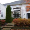 home with stucco mold