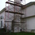 house before stucco removed