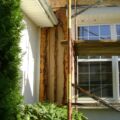 after stucco removed