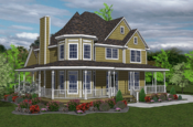 Victorian model home
