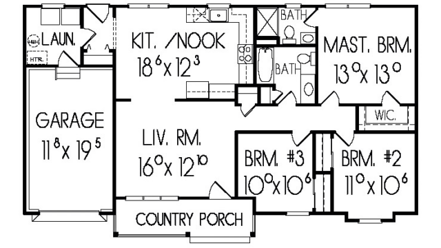 Franklin model floor plan