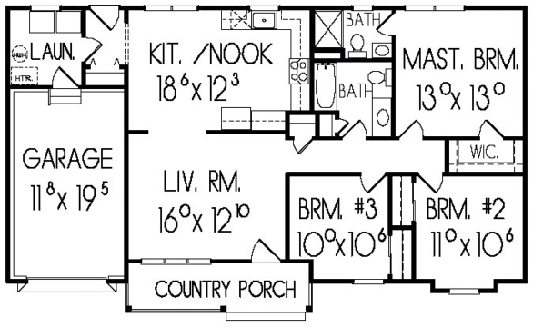 Franklin model floor plan