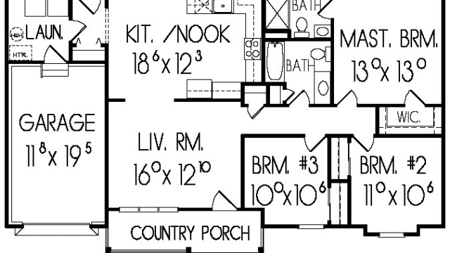 Franklin model floor plan