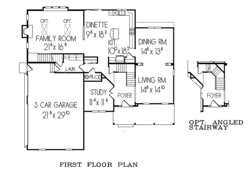 Stonebrooke 1st floor plan