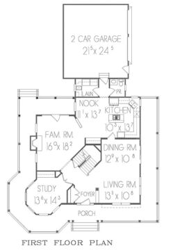 Victorian 1st floor plan
