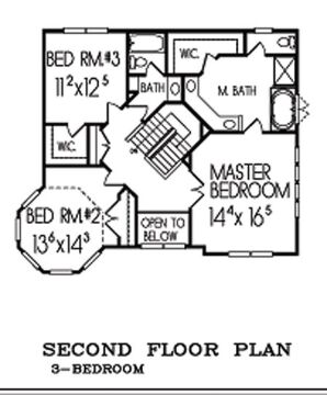 Victorian 2nd floor plan